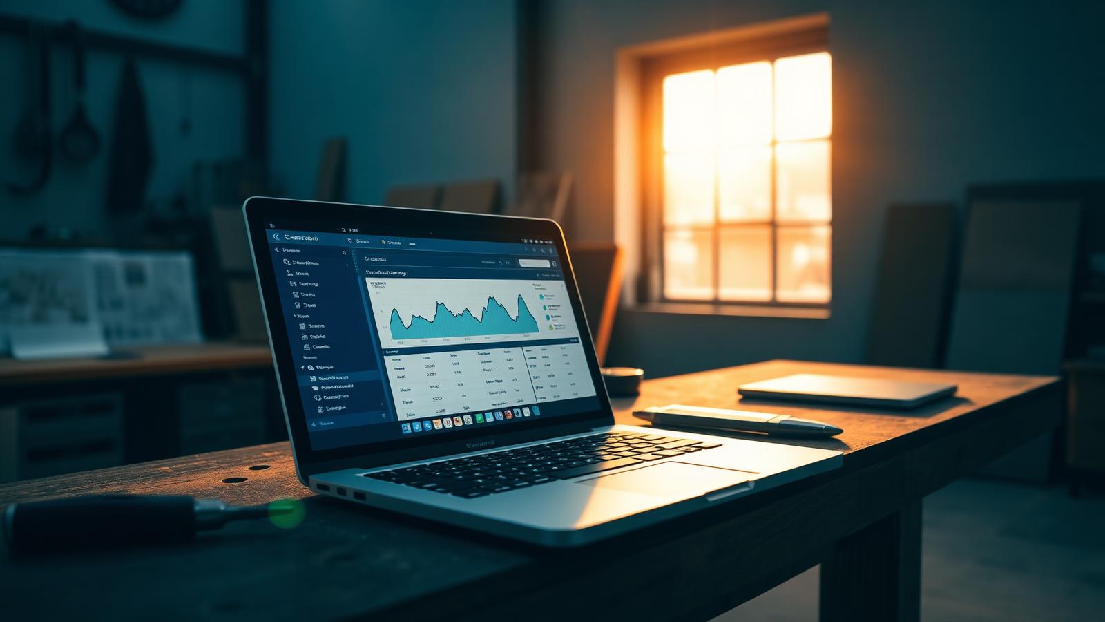 Search Engine Optimization for home and facility services — organic ranking dashboard